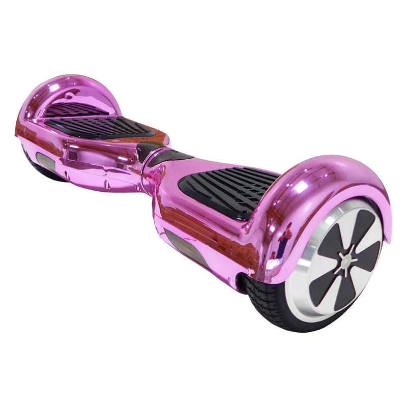 6 5 Pink  Chrome Hoverboard  with Bluetooth UK Segboards