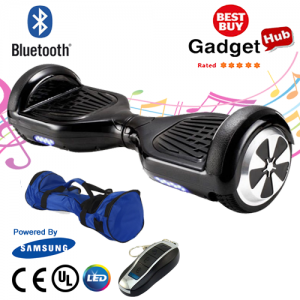 a black bluetooth hoverboard / segway